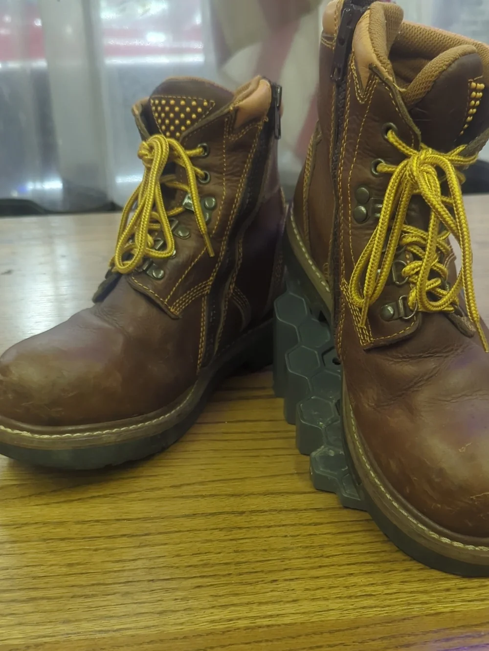Men's Dan Post Waterproof Leather Work Boots Workboots 10.5 D